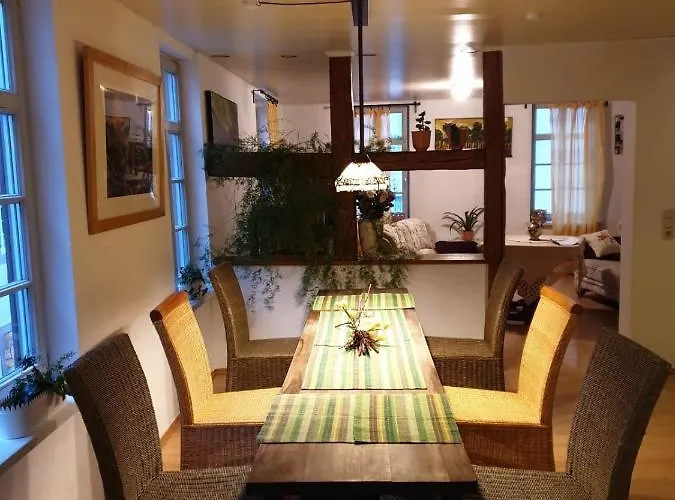 펜션 Deutsches Eck - Bayerischer Hof 로데스하임암라인